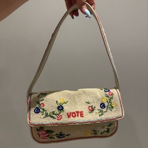 STAUD beaded Tommy bag